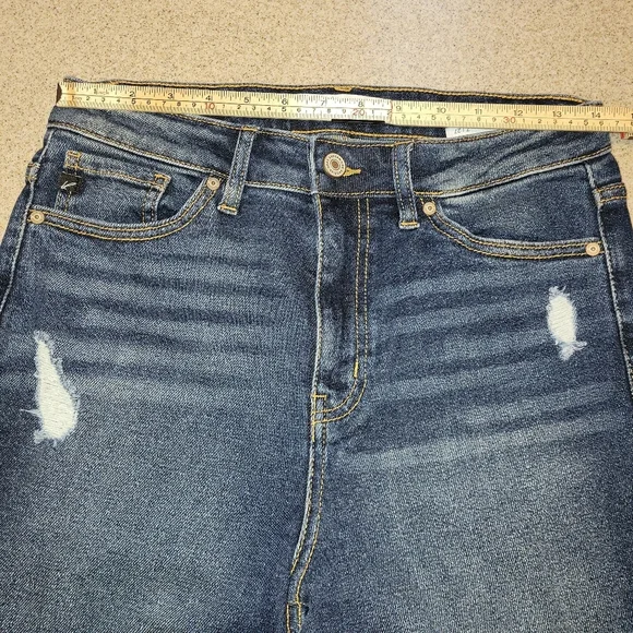 KanCan Distressed Skinny Denim Jeans Size 27 - Picture 4 of 10